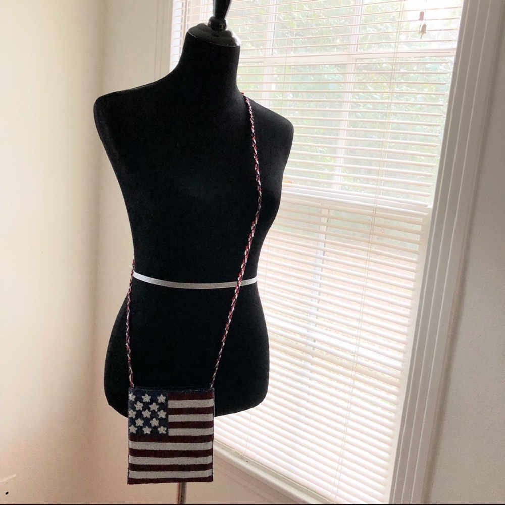 US Flag Cross Body Bag